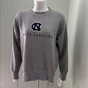 Vintage North Carolina Tarheels Classic Gray UNC Pullover Sweatshirt Small